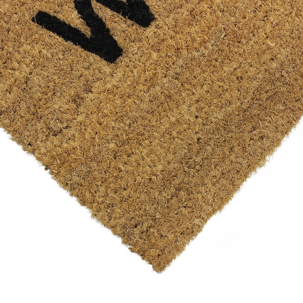 JVL Welcome Latex Coir Doormat 33.5x60cm