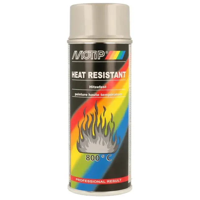 Motip Heat Resistant Paint Silver 400ml