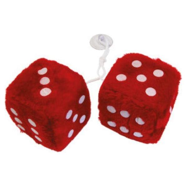 Carpoint Fuzzy Dice - Red