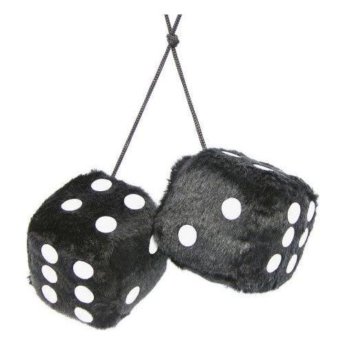 Carpoint Fuzzy Dice - Black