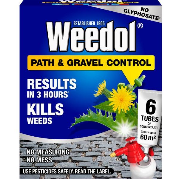 Weedol Path & Gravel Weed Control Tubes - Pack of 6