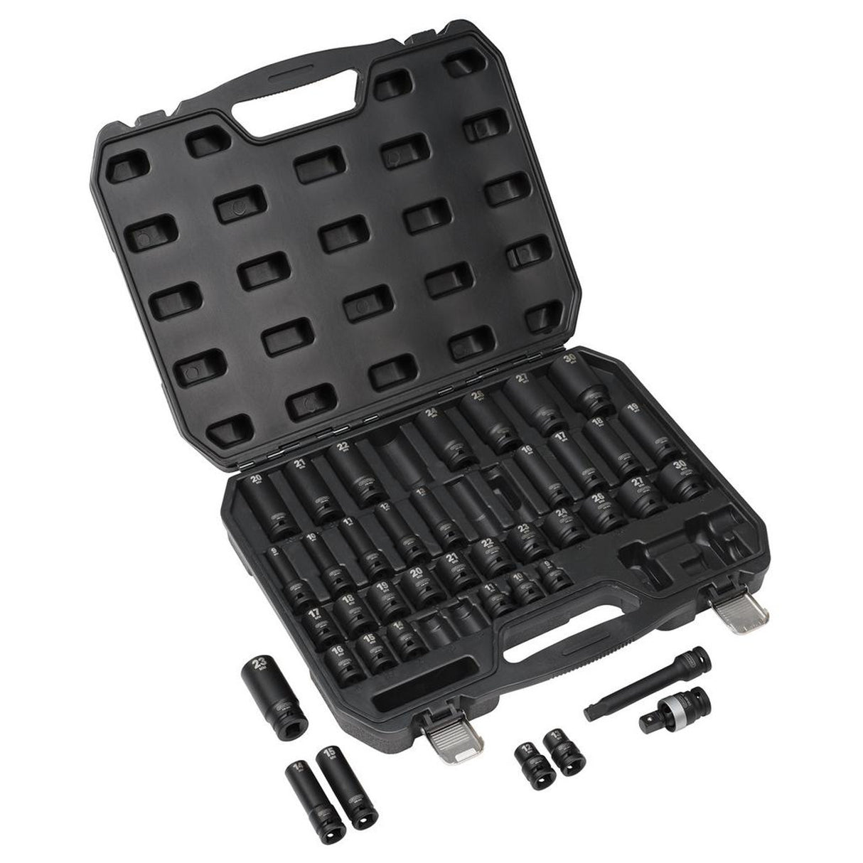 Draper Hi-TORQ® Impact Socket Set, 1/2" Sq. Dr. (40 Piece)