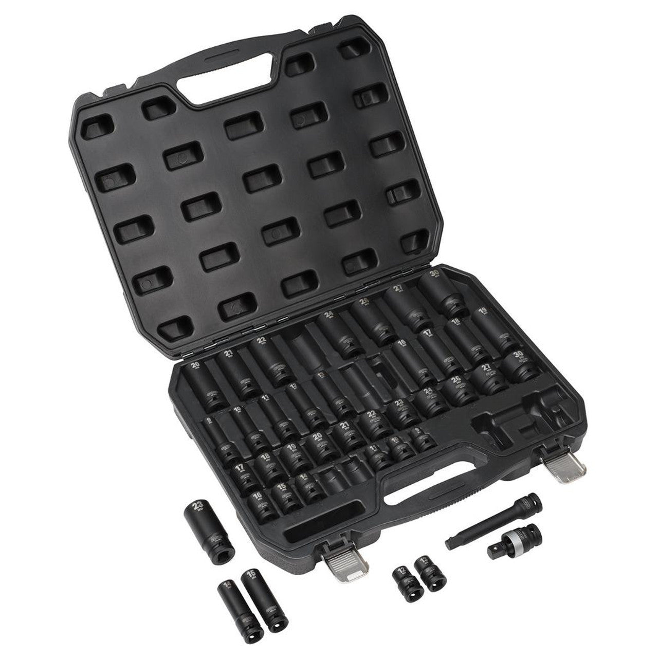 Draper Hi-TORQ® Impact Socket Set, 1/2" Sq. Dr. (40 Piece)