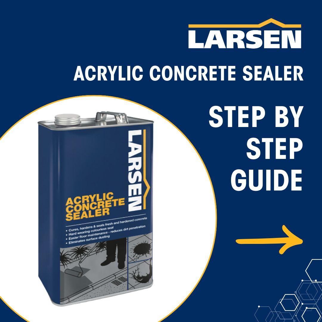 Larsen Acrylic Concrete Sealer - 5 Litres