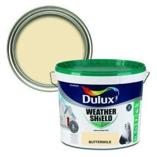 Dulux Weathershield Achill White Masonry Paint - 10L