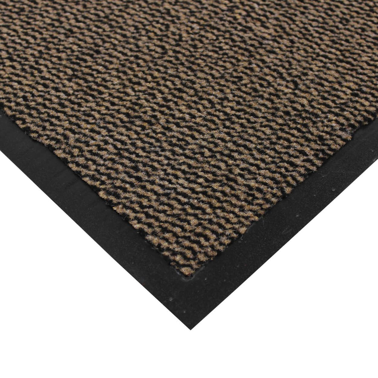 JVL Commodore Barrier Mat | Brown/Black