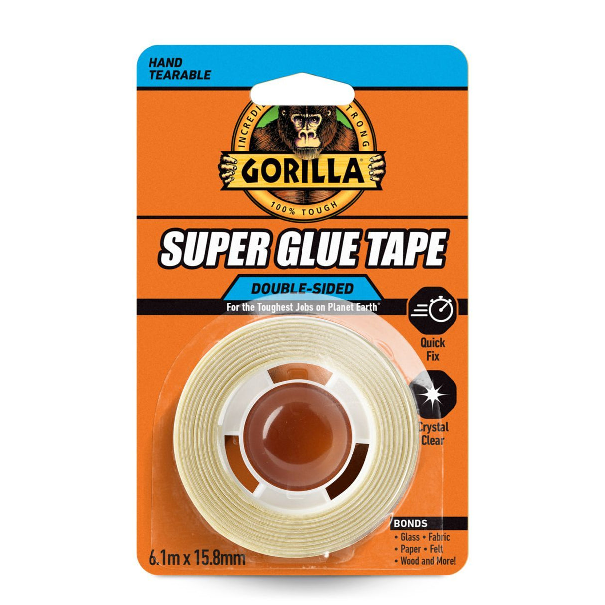 Gorilla Super Glue Double Side Tape 6.1M
