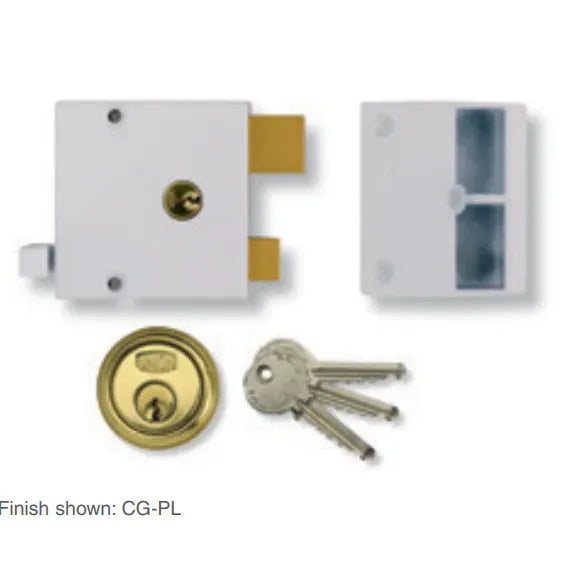 Union 1334 Narrow Stile Cylinder Rim Drawback Lock | 50mm