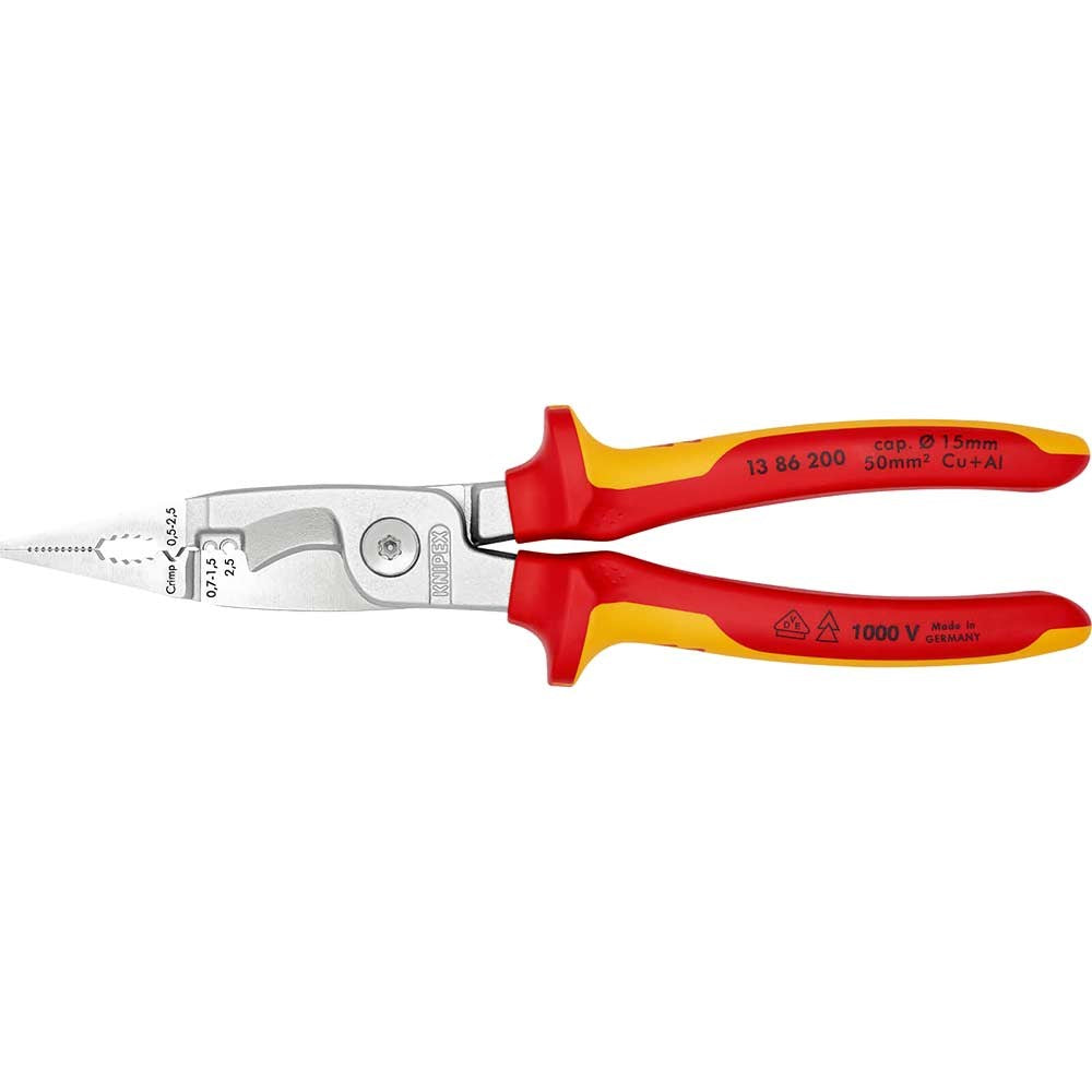 Knipex 5-IN-1 Electrical Installation Pliers | 200mm