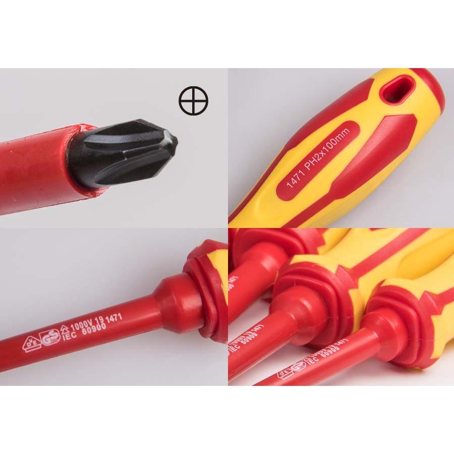 King Tony Screwdriver-Vde Philips 3X150