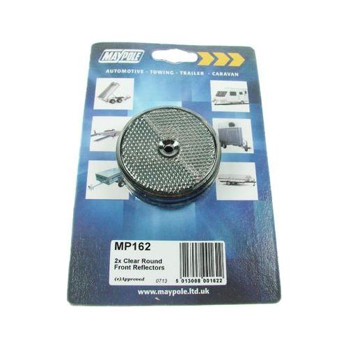 Maypole Radex Clear Round Reflector Pk2