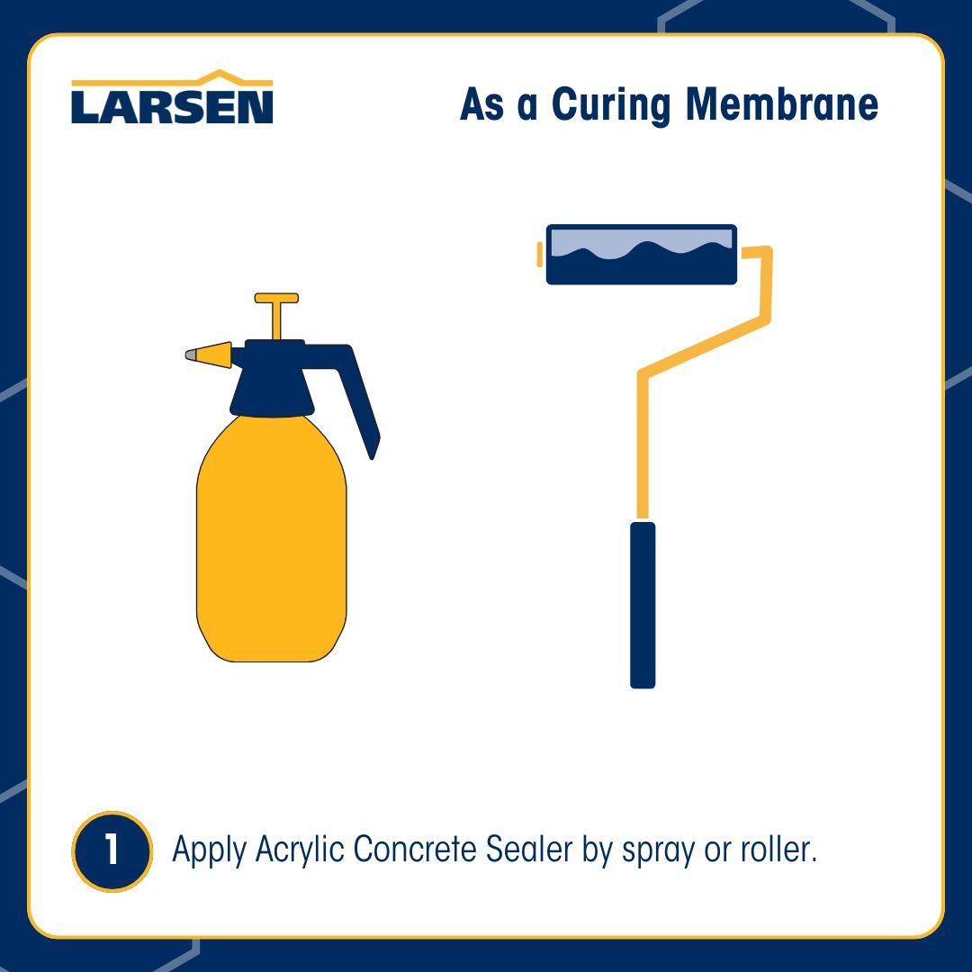 Larsen Acrylic Concrete Sealer - 5 Litres