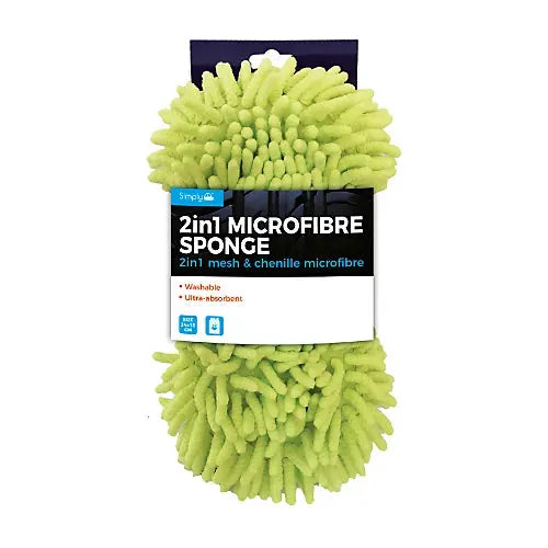 Simply Auto Microfibre 2 In 1 Sponge Ultra Absorbent