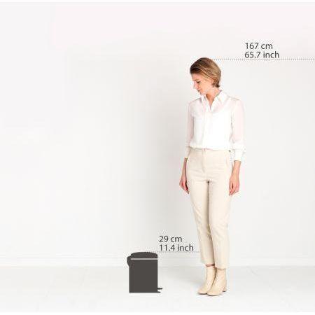 Brabantia Newicon Pedal Bin - 5L - Matt Black