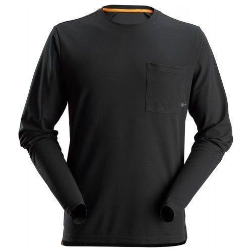 Snickers 2498 T-shirt Long Sleeve Black