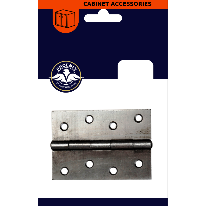 Phoenix Steel Butt Hinge - Pack of 2
