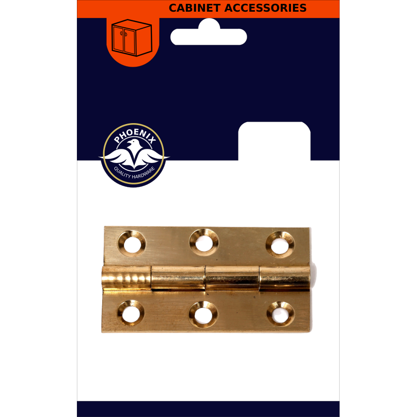 Phoenix Brass Butt Hinge | Pack of 2