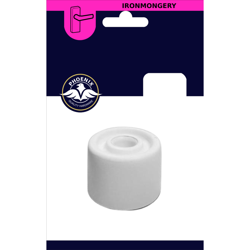 Phoenix Door Stops - White | Pack of 2