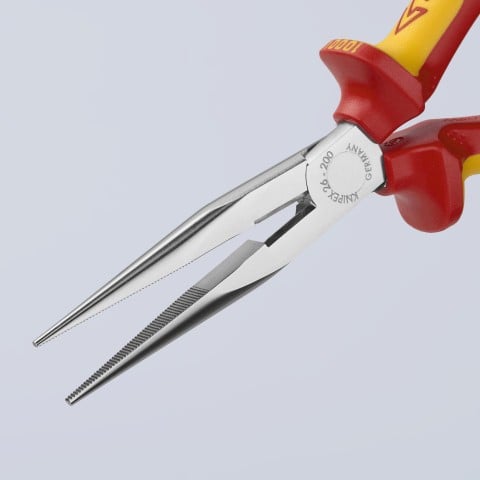 Knipex 2616200 VDE Long Nose Pliers | 200mm