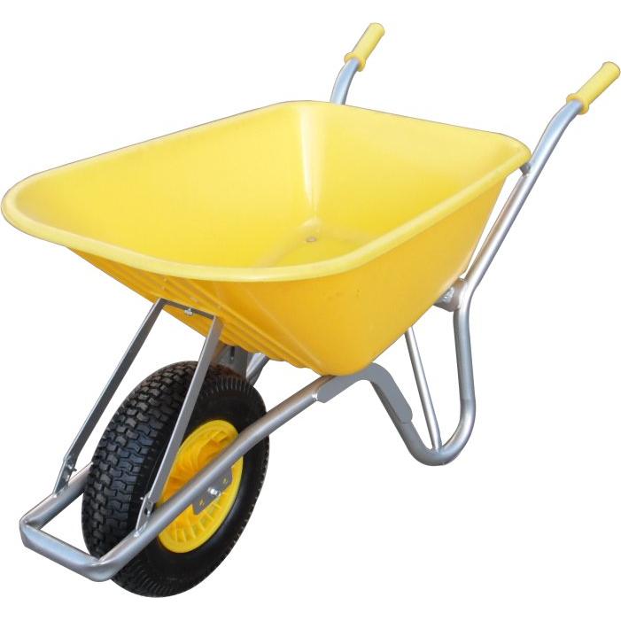Buildworx 100L Sitebuilder Wheelbarrow - Yellow
