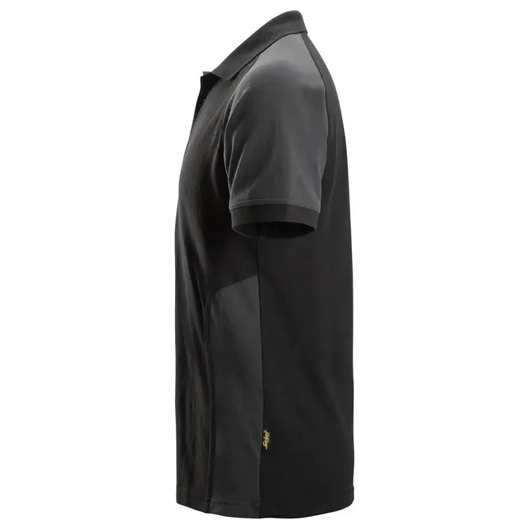 Snickers 2750 Two-Coloured Polo Shirt Black