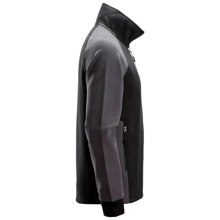 Snickers 2841 Two coloured 1/2 zipped Sweatshirt - Black