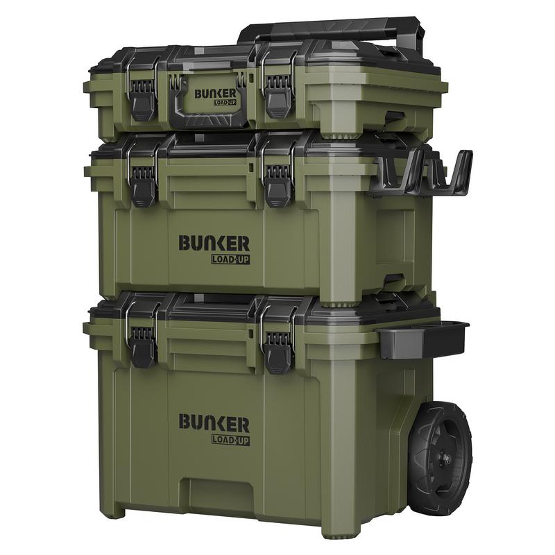 Bunker Load Up 9 Piece Rolling Tool Storage Box
