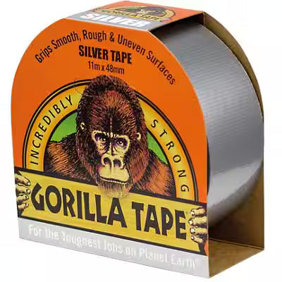 Gorilla Silver Duct Tape 48mm x 11m