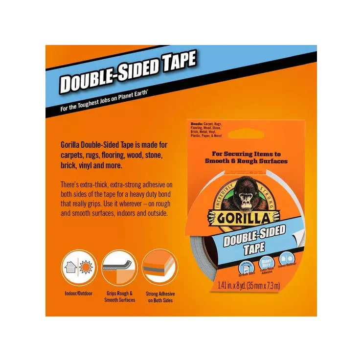 Gorilla Double Sided Tape - 7.3m