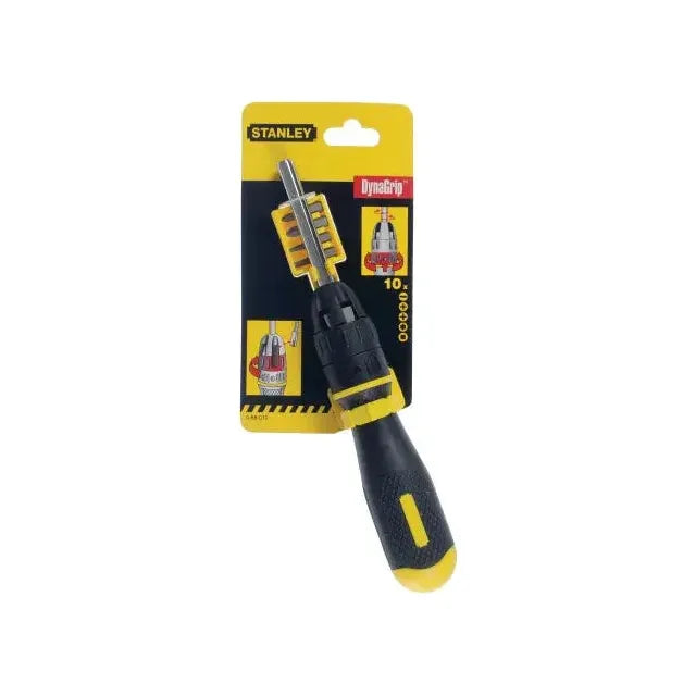 Stanley Multibit Ratchet Screwdriver With 10 Bit Head