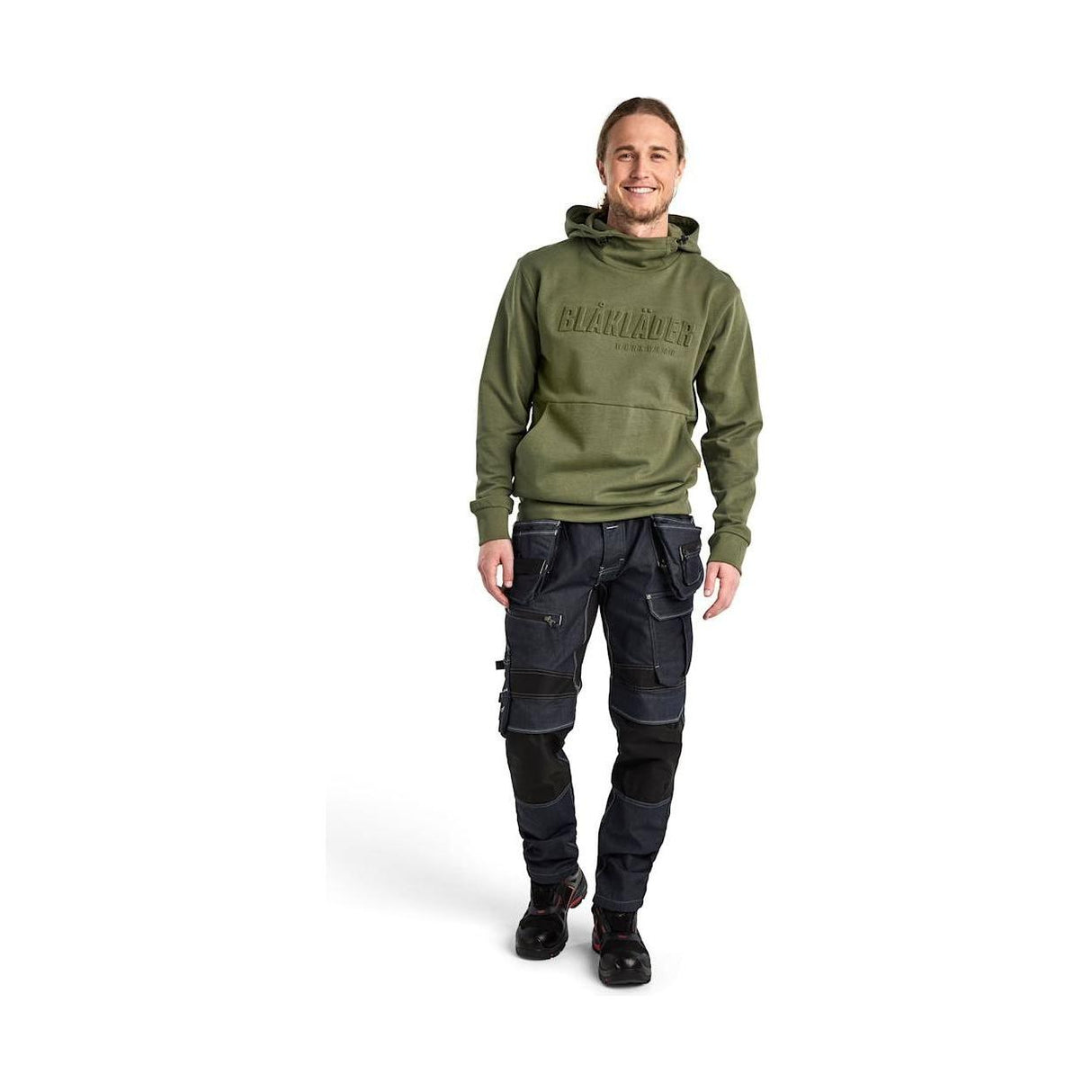 Blaklader 3530 3D Hoodie Green