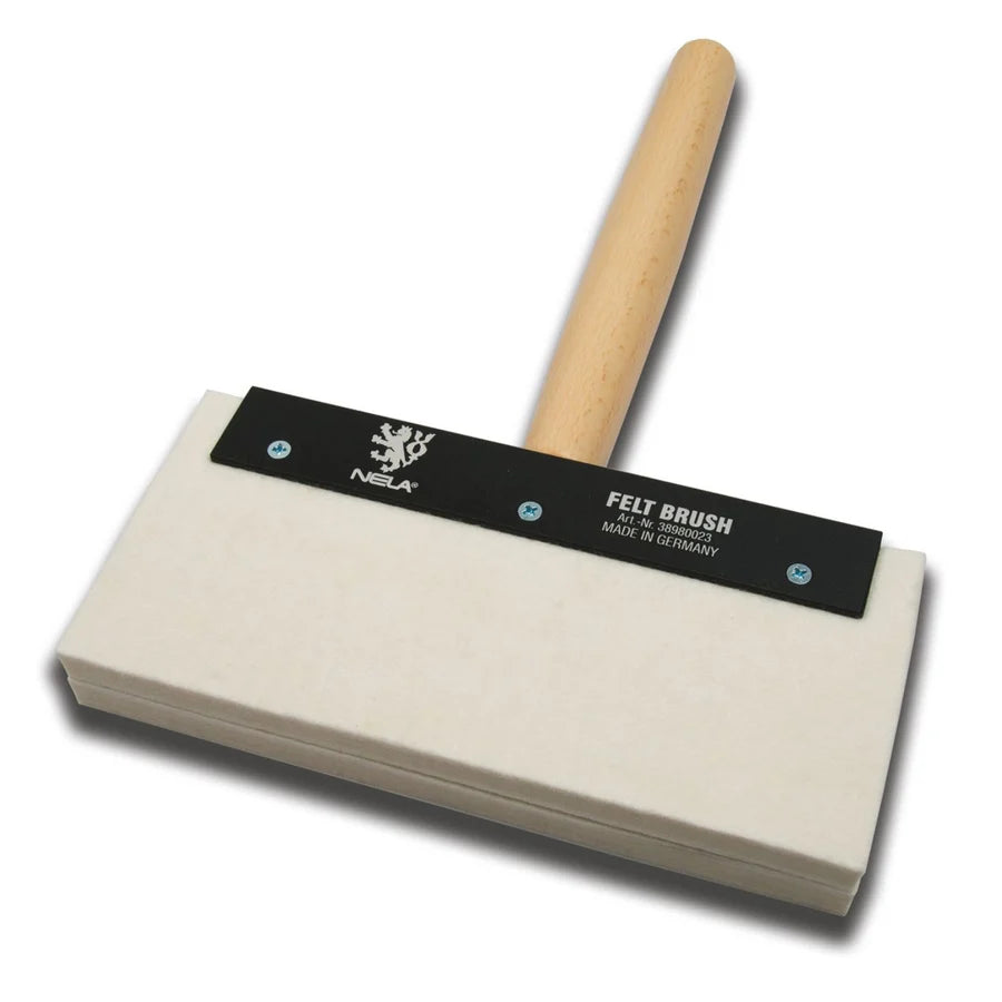Nela Felt Brush | 4" x 9" x ½" Thick