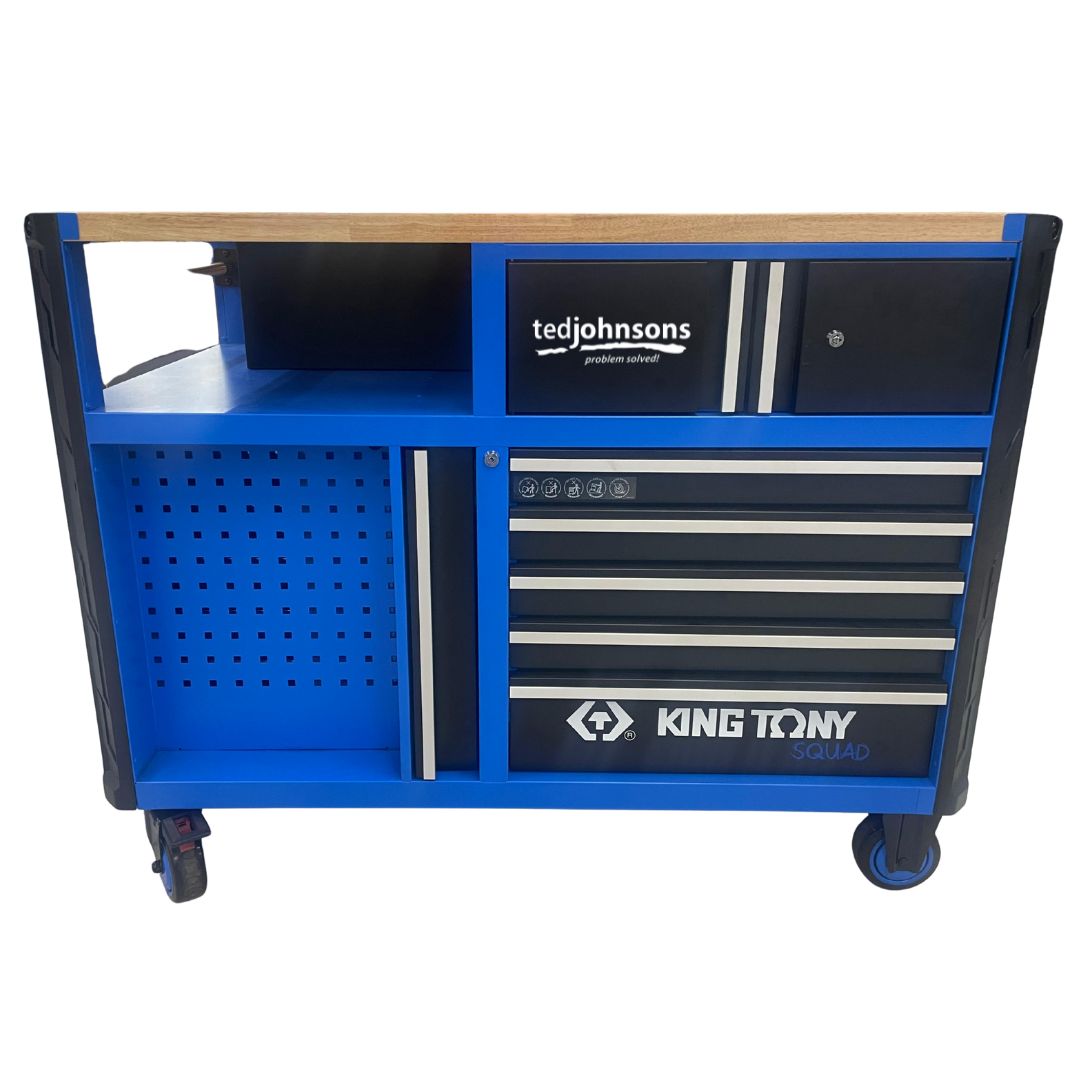 King Tony 87SQ34-10B-B Squad 10 Drawer Toolchest | Work Bench
