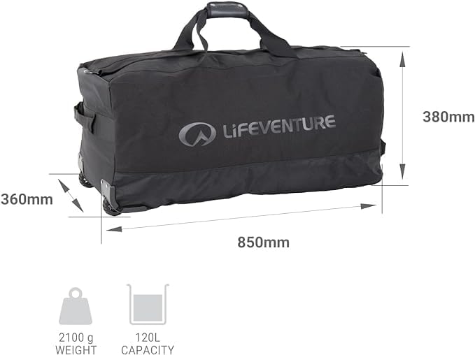 Lifesystems Expedition Duffle | Black - 120L