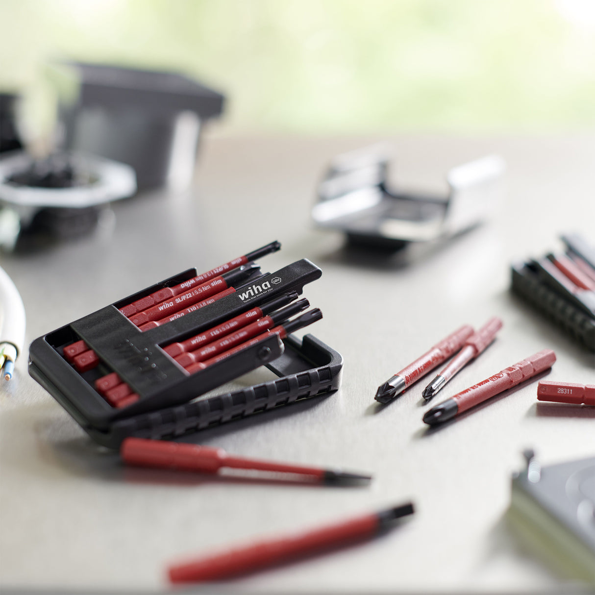 Wiha WHA43156 SlimBit VDE Electric Hex Bit - 7 piece