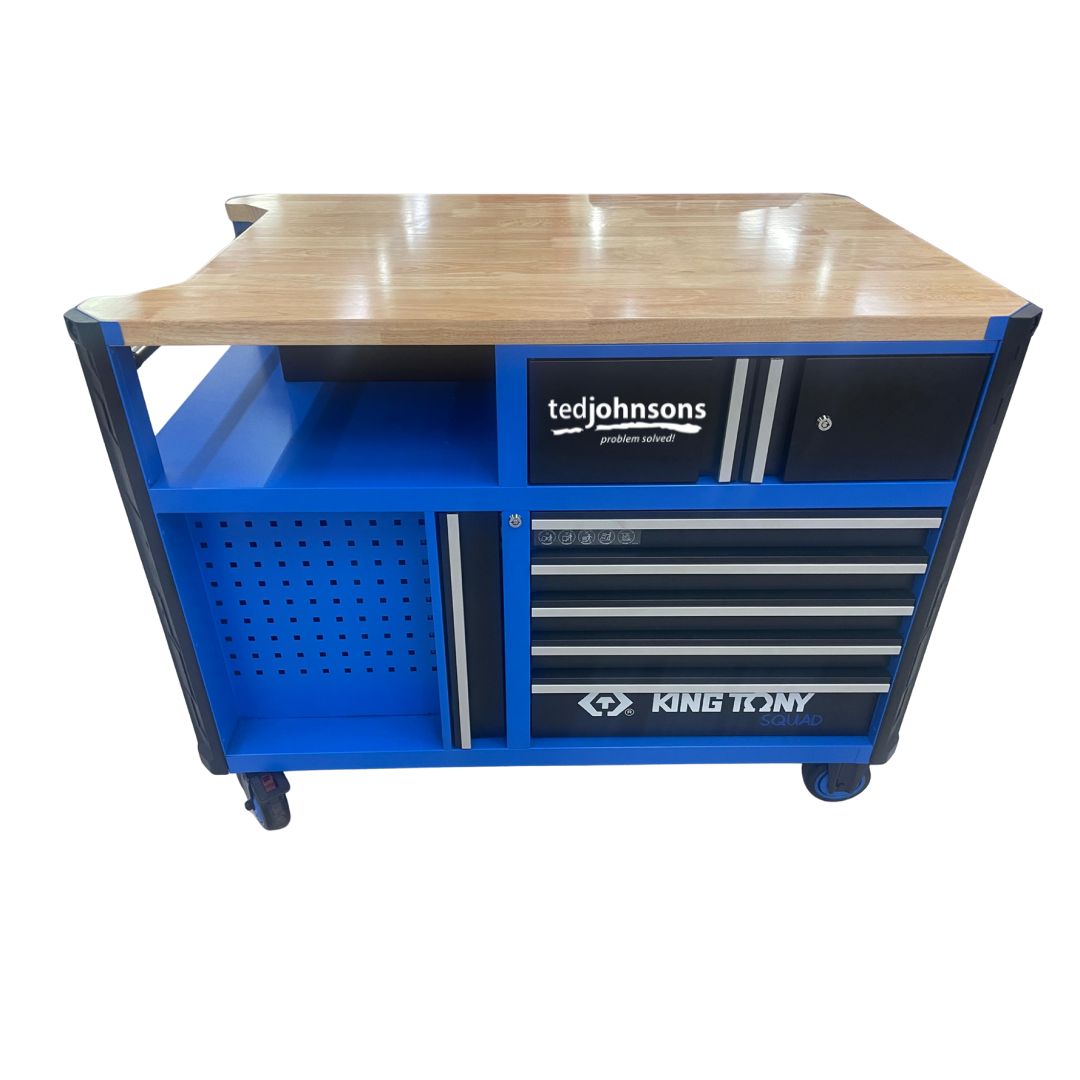 King Tony 87SQ34-10B-B Squad 10 Drawer Toolchest | Work Bench