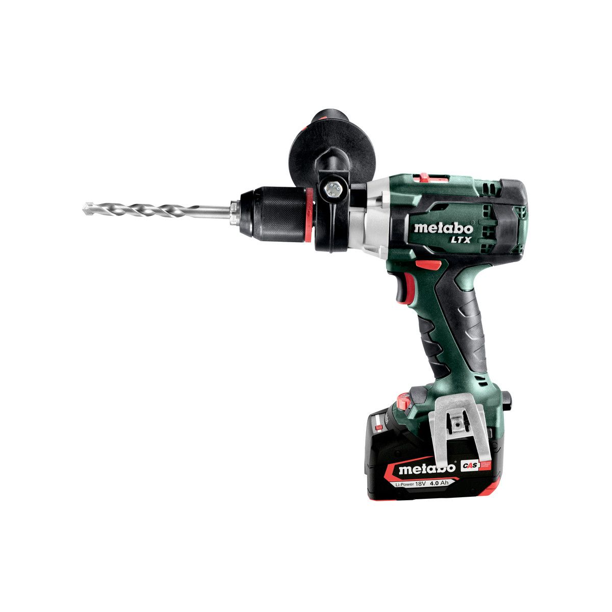 Metabo Combi Drill SB18LTX 18 Volt 2x4.0Ah Li-Ion Batts ACS55 Charger