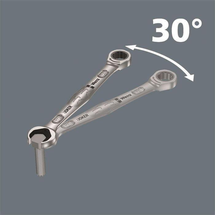 Wera 6000 Joker Ratcheting combination wrench - 19 x 246 mm