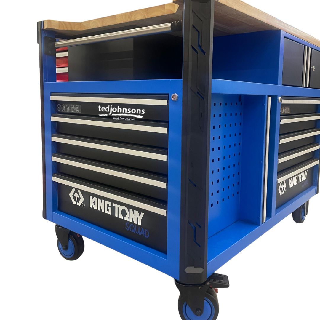 King Tony 87SQ34-10B-B Squad 10 Drawer Toolchest | Work Bench