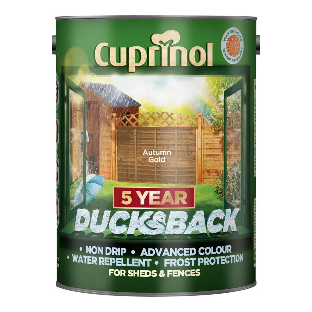Cuprinol Ducksback | Autumn Gold - 5 Litre