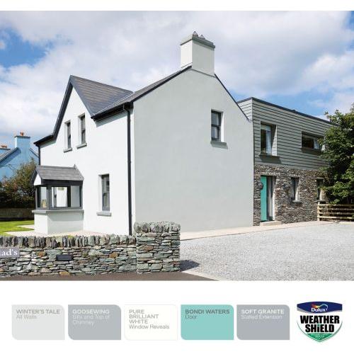 Dulux Weathershield Winter’s Tale Masonry Paint - 10L