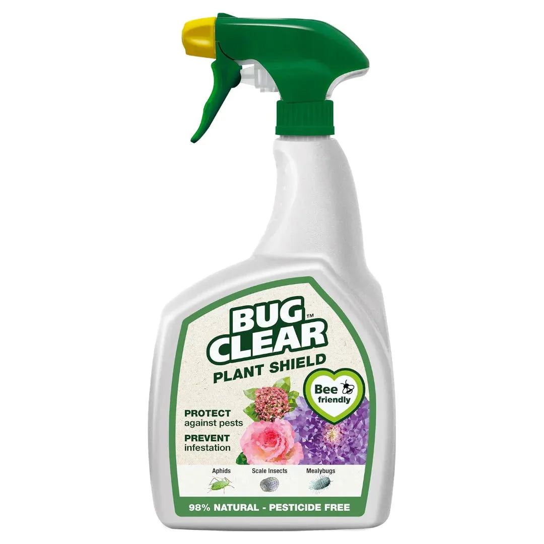 Bug Clear Plant Shield Spray Pesticide Free Bug Killer Blackfly Whitefly 800ml