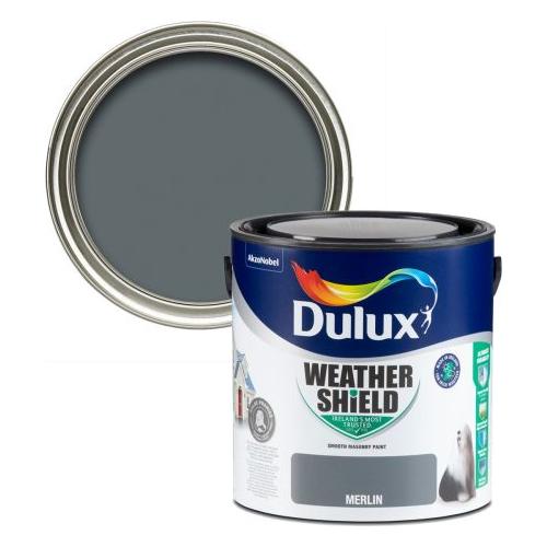 Dulux Weathershield Merlin Masonry Paint - 2.5L