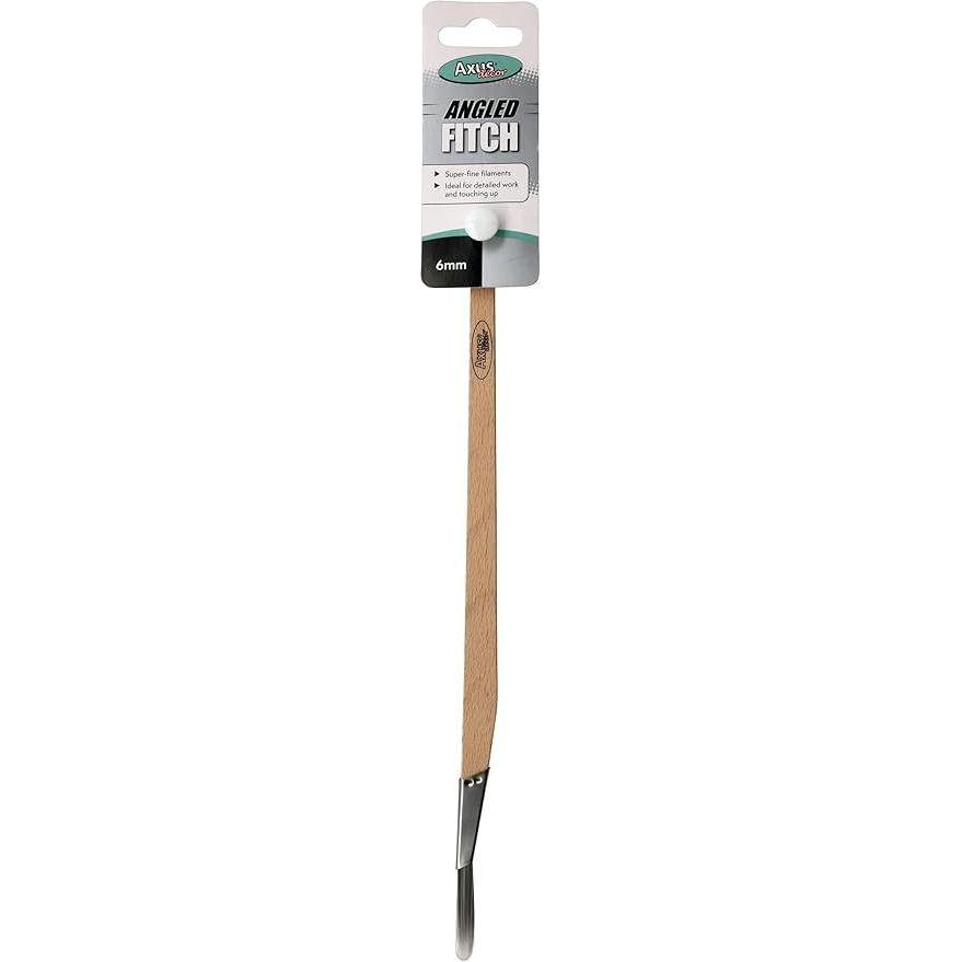 Axus Decor Angled Fitch Grey Series Paint Brush