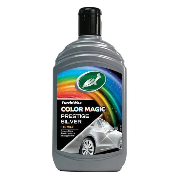 Turtle Wax Colour Magic Silver Car Wax Polish - 500ml