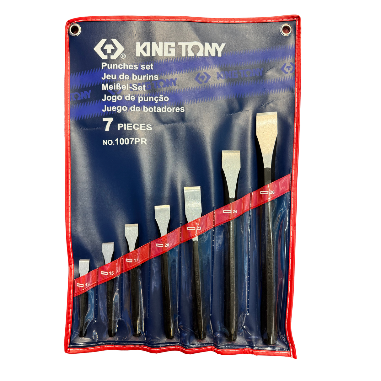 King Tony Cold Chisel Set - 7 Pieces