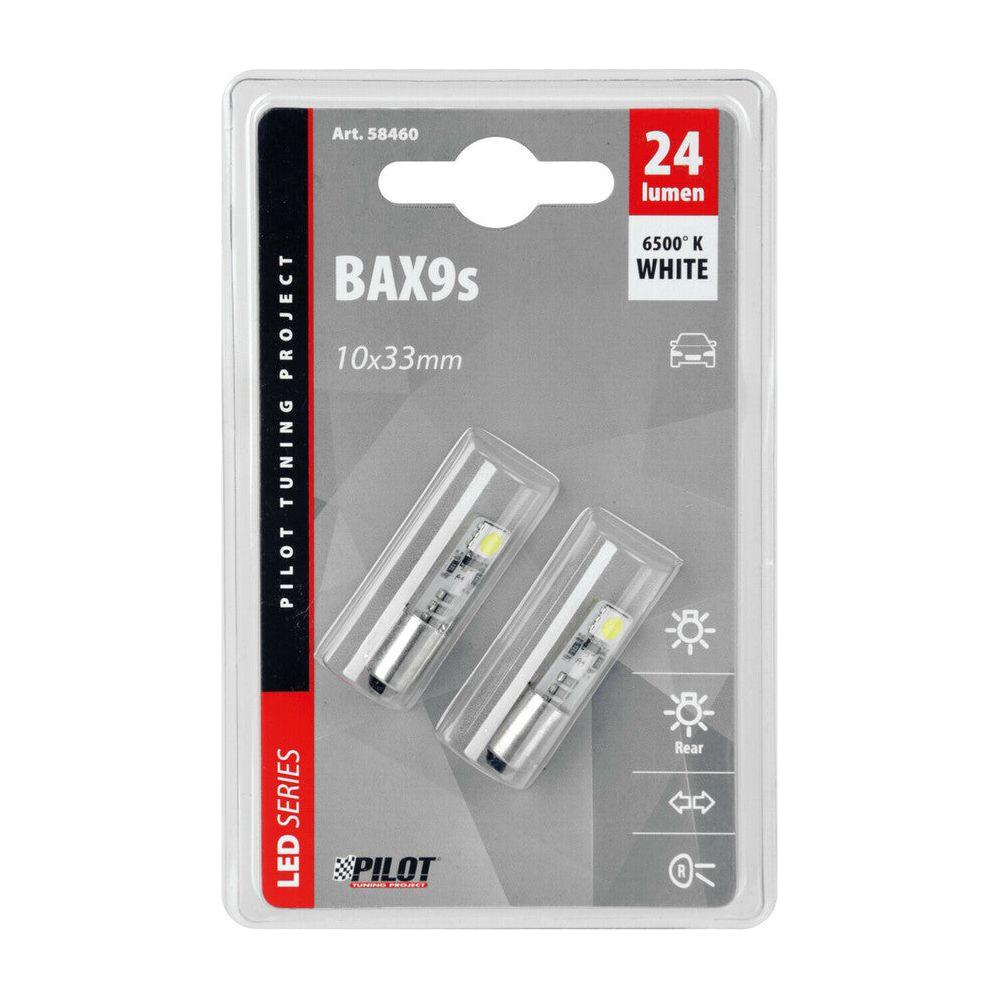 Lampa 12V Hyper - Led 6 - 2 SMD x Chips - Bifocus - BAX9S