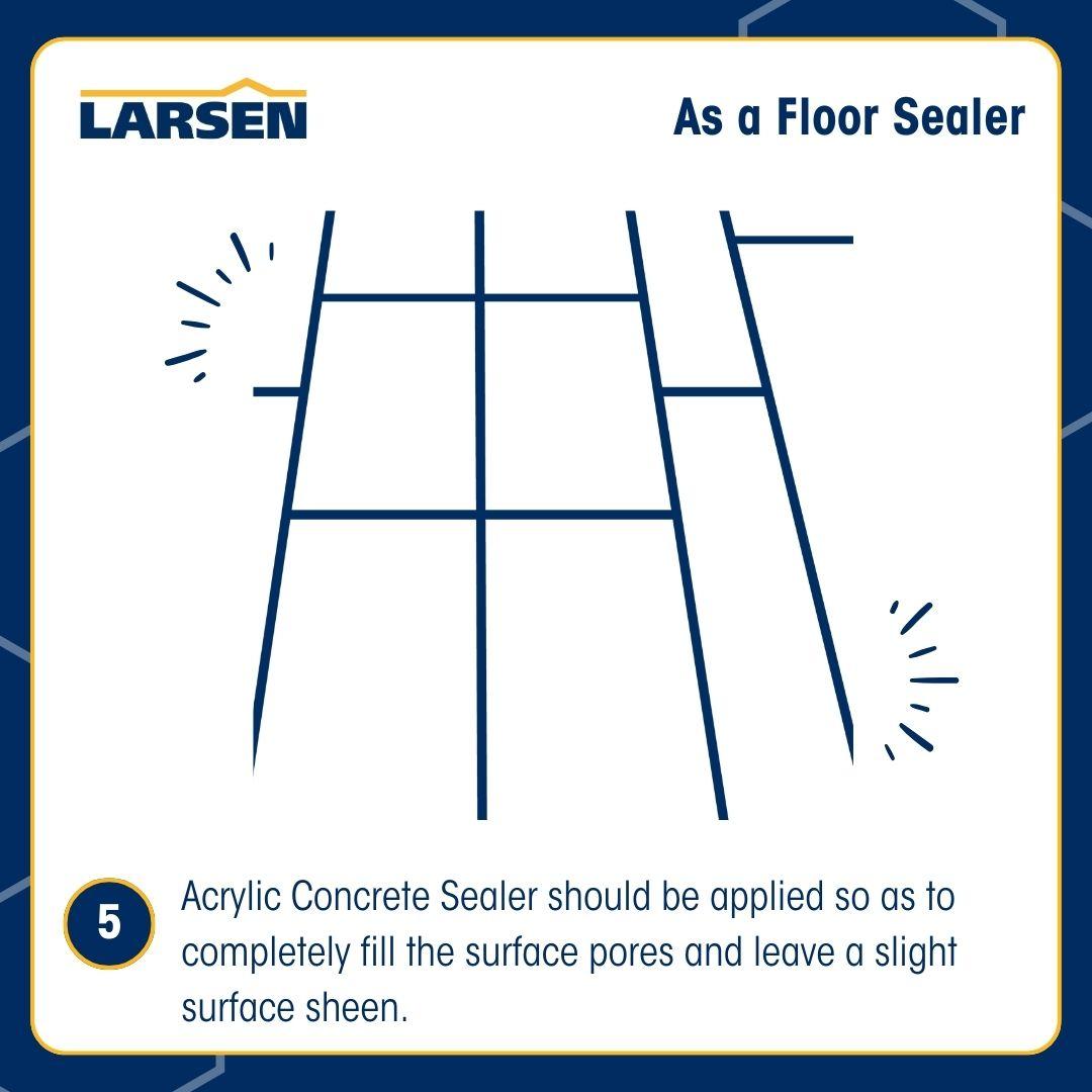 Larsen Acrylic Concrete Sealer - 5 Litres