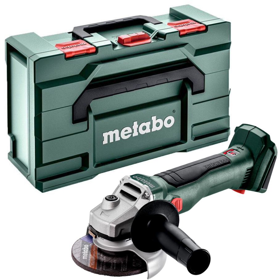 Metabo Cordless Angle Grinder Brushless 115mm W 18 L BL 9-115 18V Body Only in MetaBOX Case