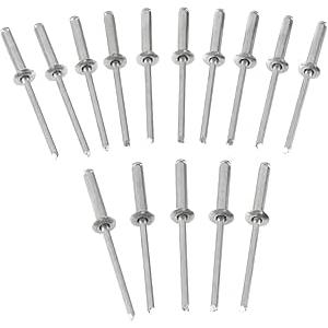 Stanley Aluminium Rivets 4mm - 20 Piece